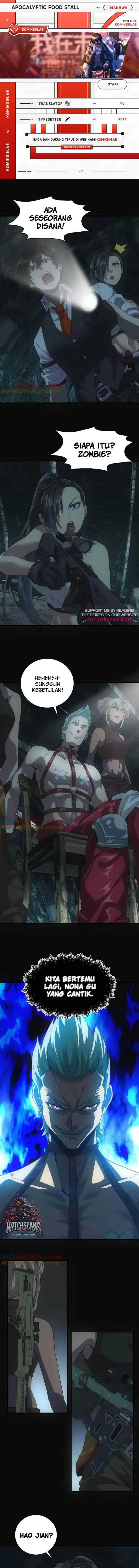 Apocalyptic Food stall Chapter 45 Bahasa Indonesia