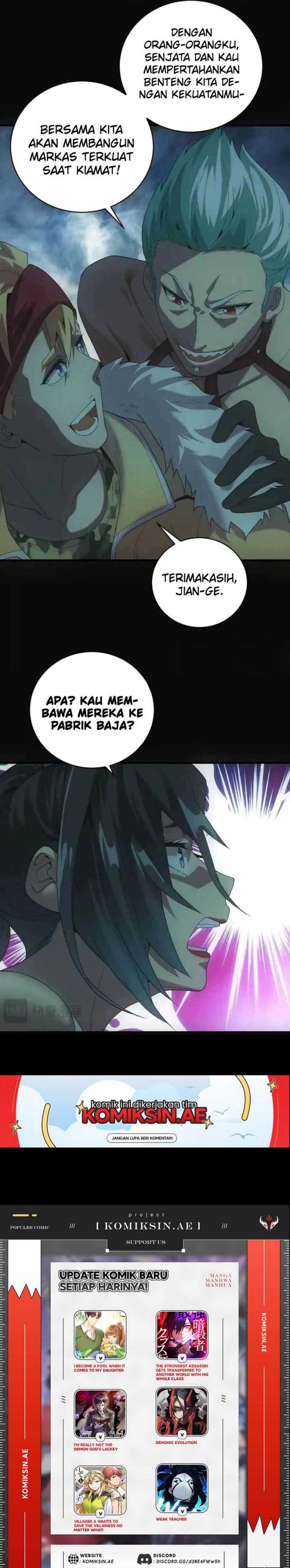 Apocalyptic Food stall Chapter 45 Bahasa Indonesia