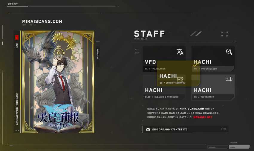 Apocalyptic Forecast Chapter 20 Bahasa Indonesia