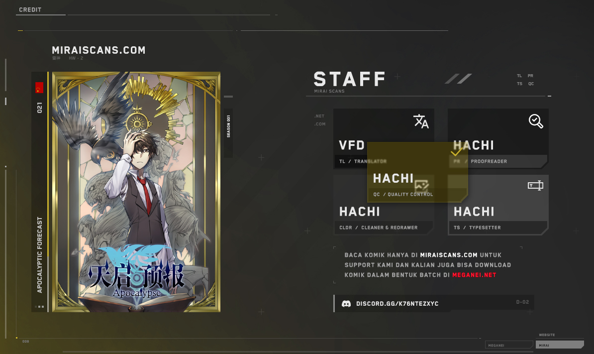 Apocalyptic Forecast Chapter 21 Bahasa Indonesia