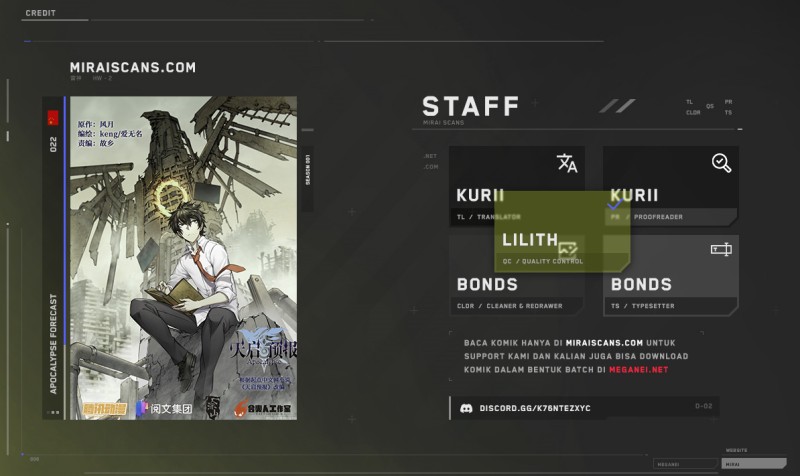 Apocalyptic Forecast Chapter 22 Bahasa Indonesia