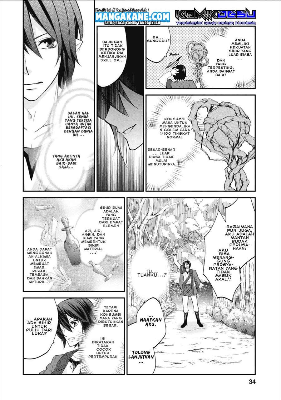 Arafoo Shachiku no Golem Master Chapter 02 Bahasa Indonesia