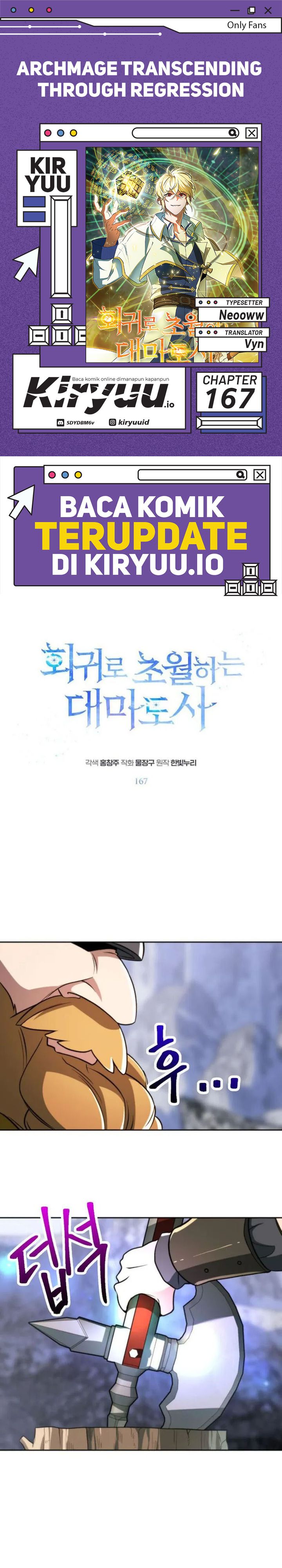 Archmage Transcending Through Regression Chapter 167 Bahasa Indonesia