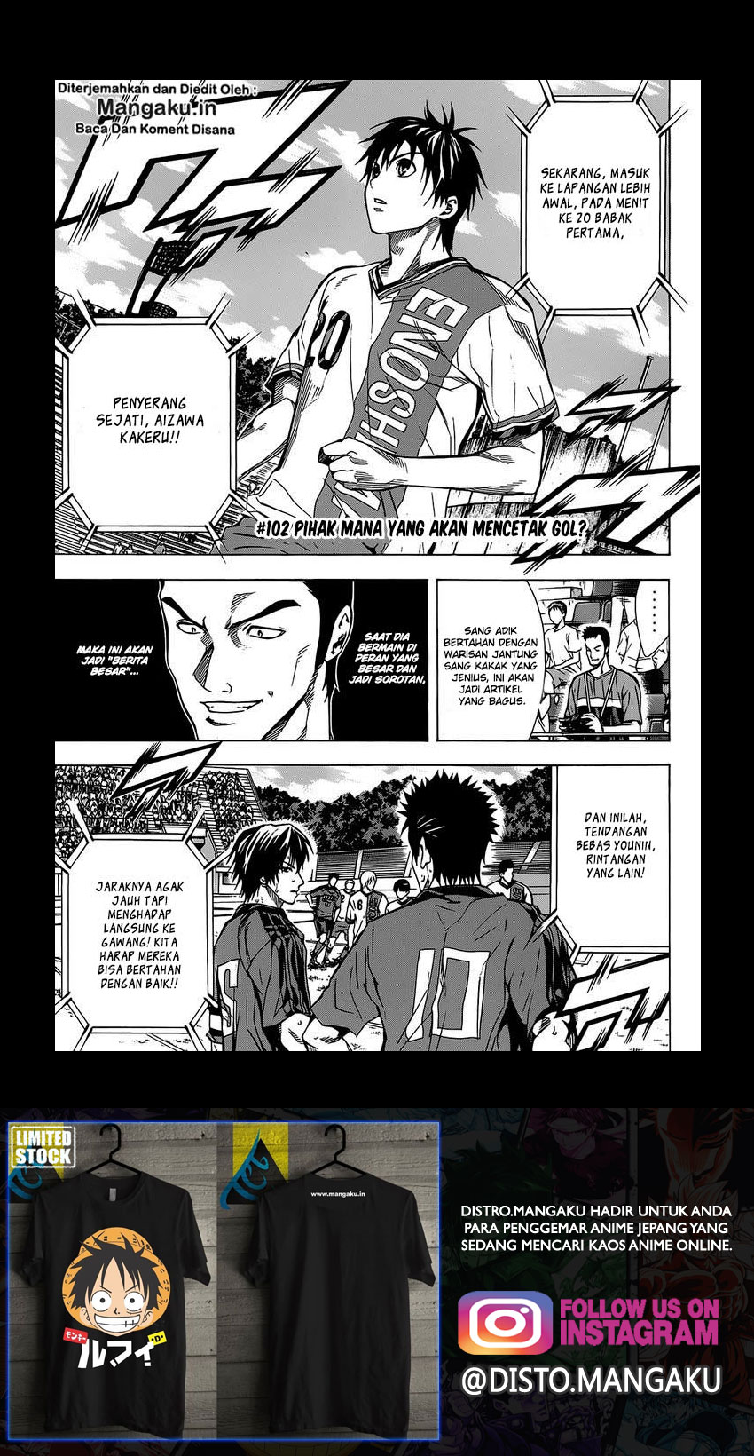 Area no Kishi Chapter 102 Bahasa Indonesia