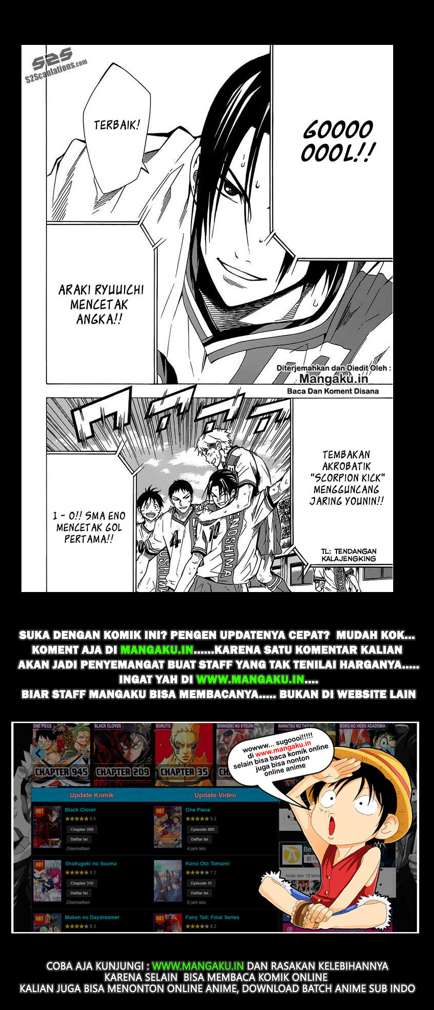 Area no Kishi Chapter 102 Bahasa Indonesia