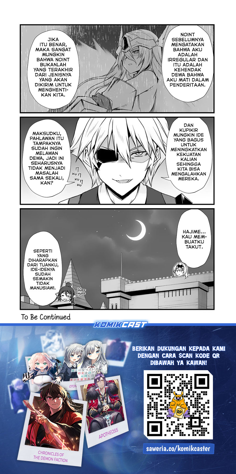 Arifureta Shokugyou de Sekai Saikyou Chapter 85 Bahasa Indonesia