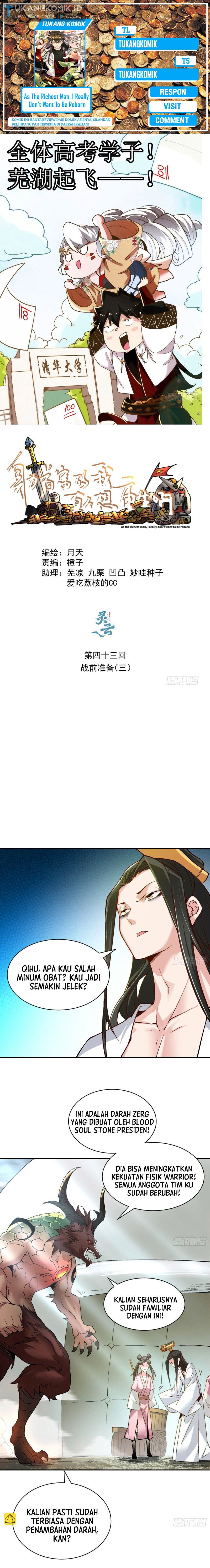 As The Richest Man, I Really Don’t Want To Be Reborn chapter 43