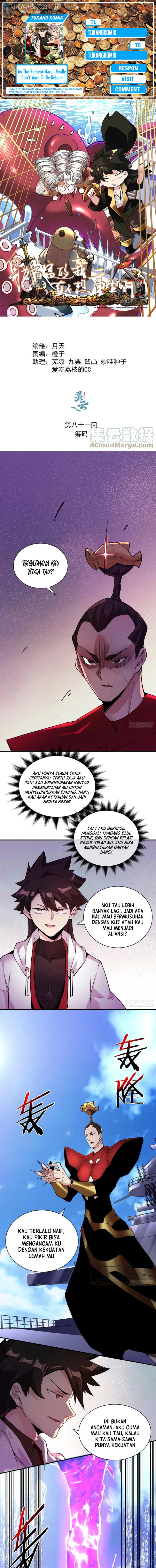 As The Richest Man, I Really Don’t Want To Be Reborn chapter 81