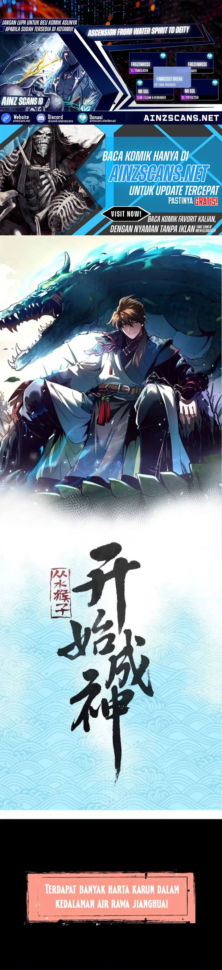 Ascension: From Water Spirit to Deity Chapter 50 Bahasa Indonesia