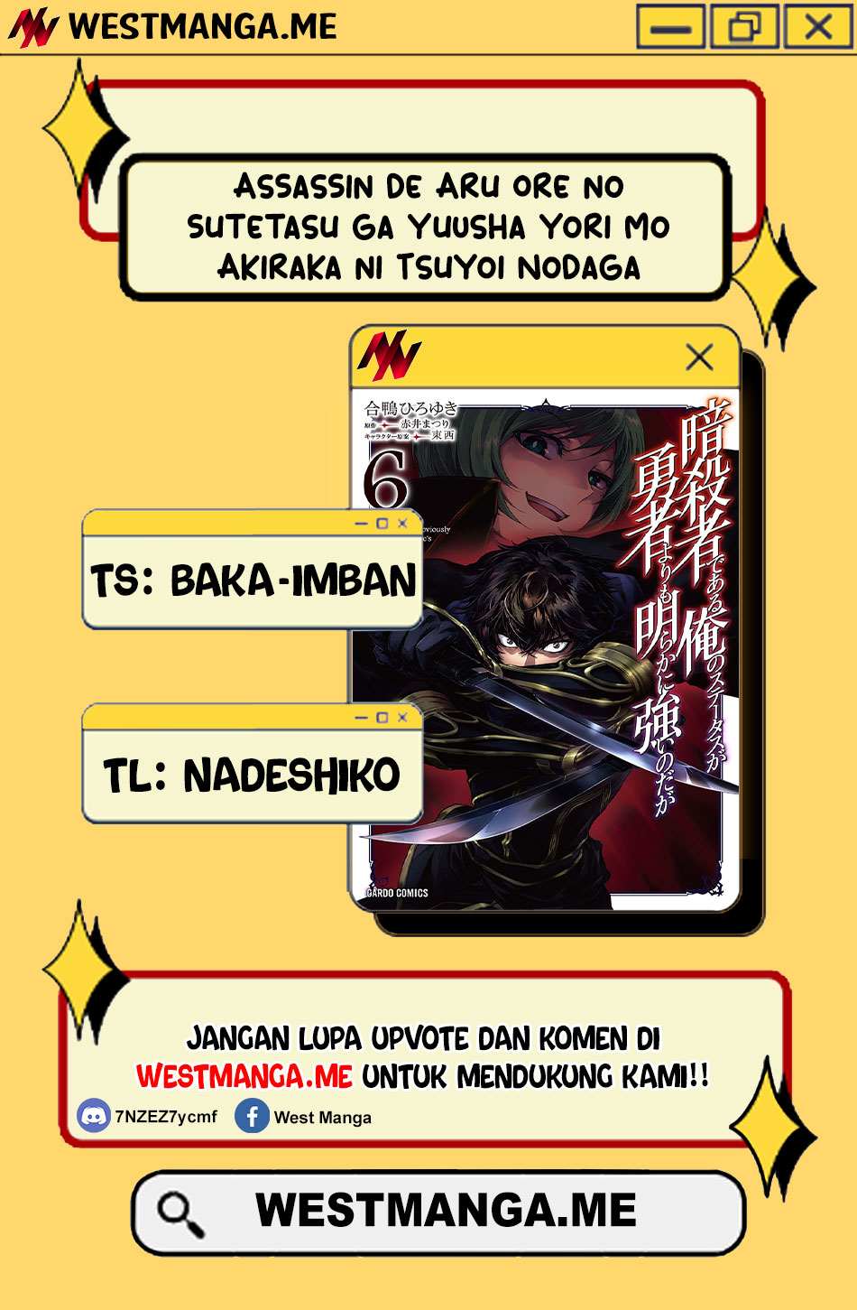Assassin de aru Ore no Sutetasu ga Yuusha Chapter 36 Bahasa Indonesia