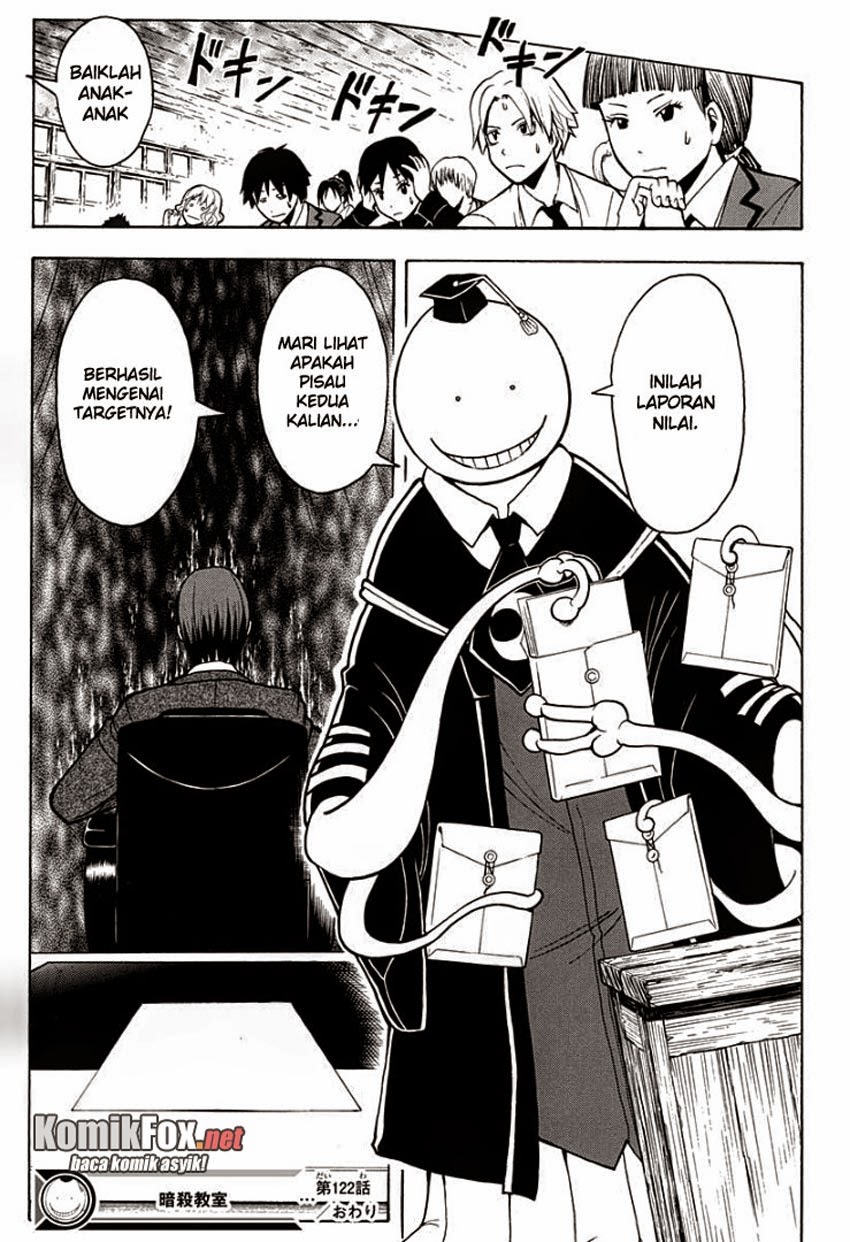 Assassination Classroom chapter 122
