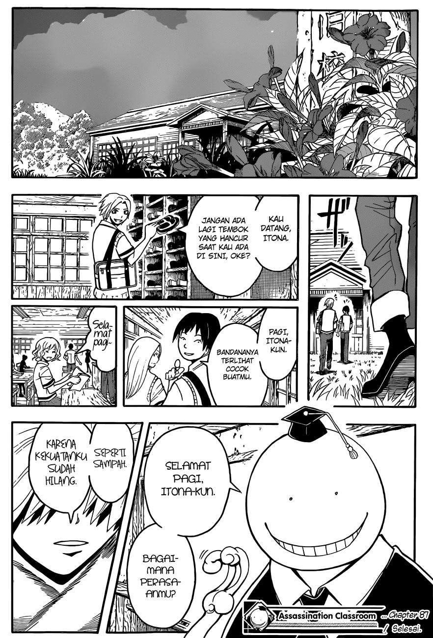 Assassination Classroom chapter 87
