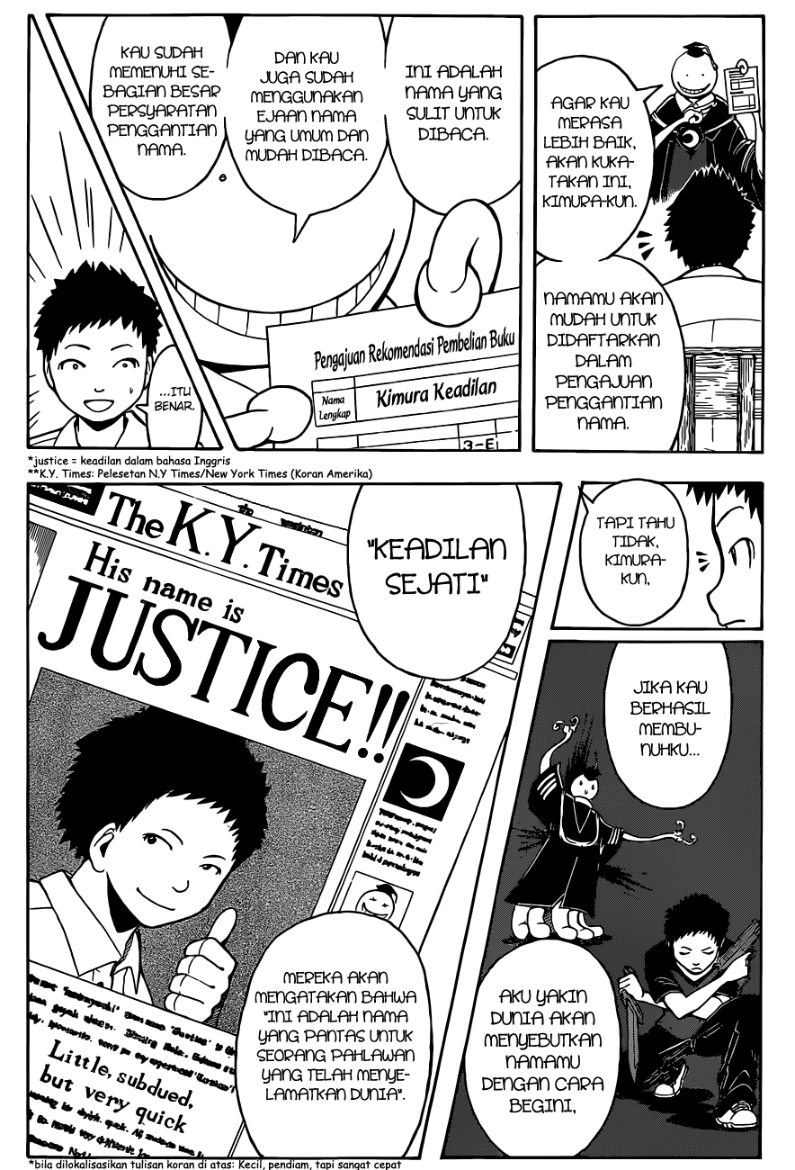 Assassination Classroom Chapter 89