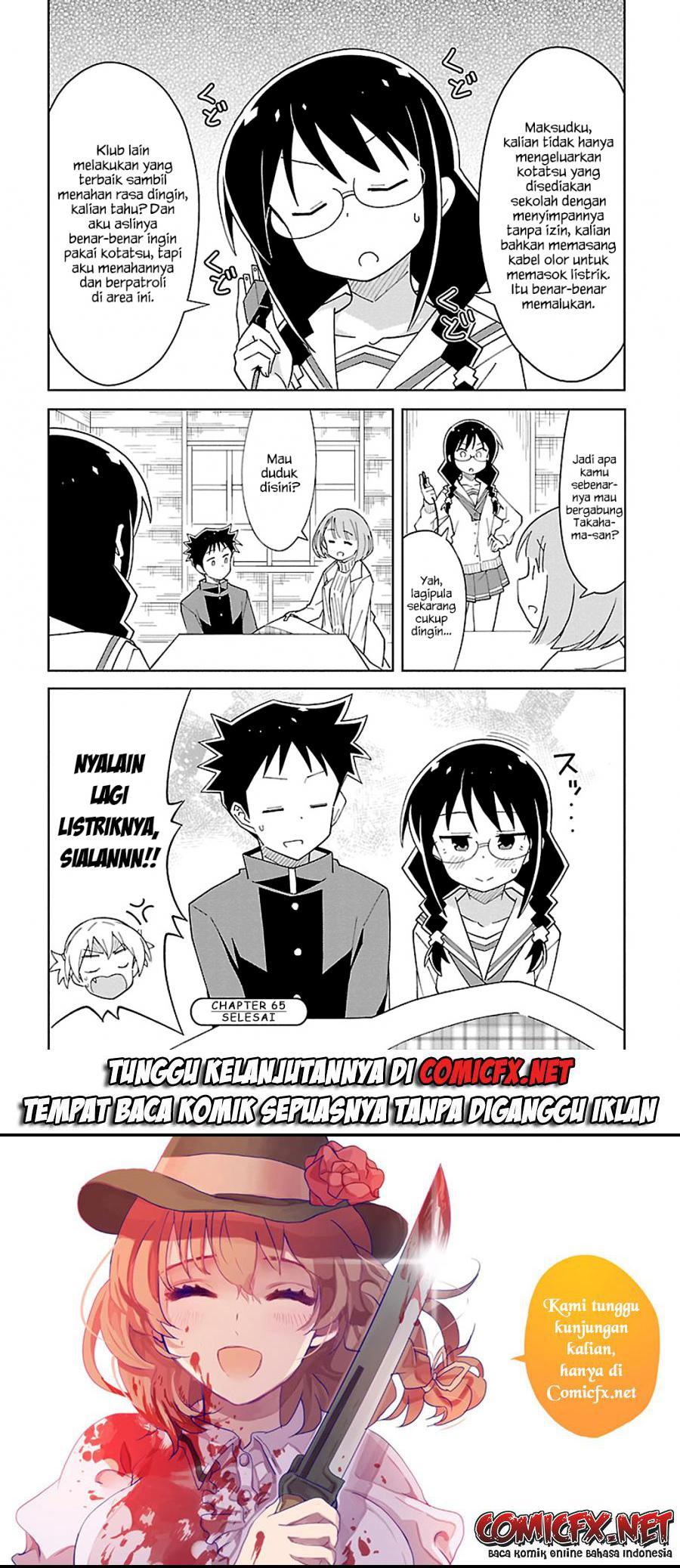 Atsumare! Fushigi Kenkyuubu Chapter 65 Bahasa Indonesia
