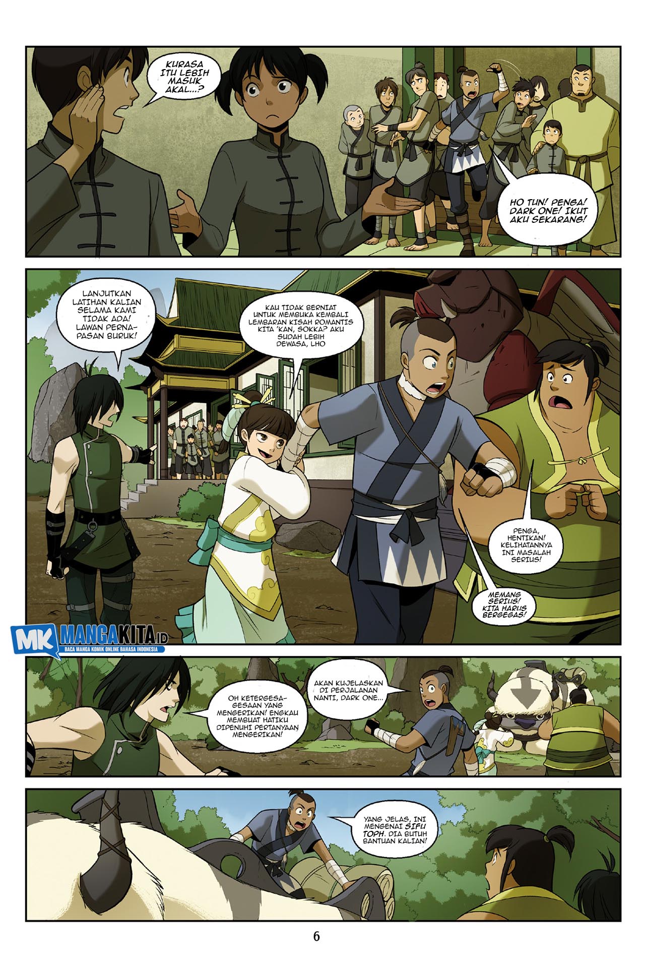 Avatar: The Last Airbender – The Rift Chapter 03.1 Bahasa Indonesia