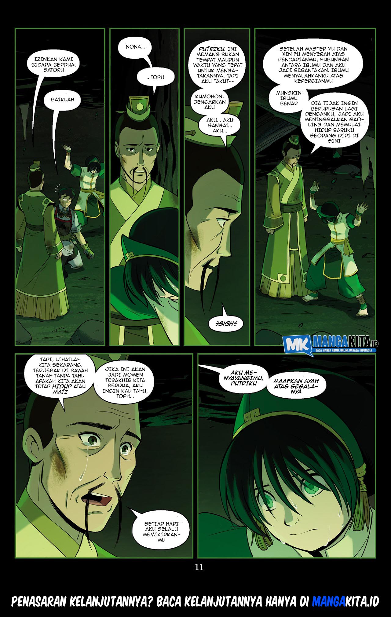 Avatar: The Last Airbender – The Rift Chapter 03.1 Bahasa Indonesia