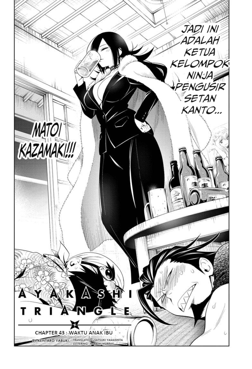 Ayakashi Triangle Chapter 43 Bahasa Indonesia