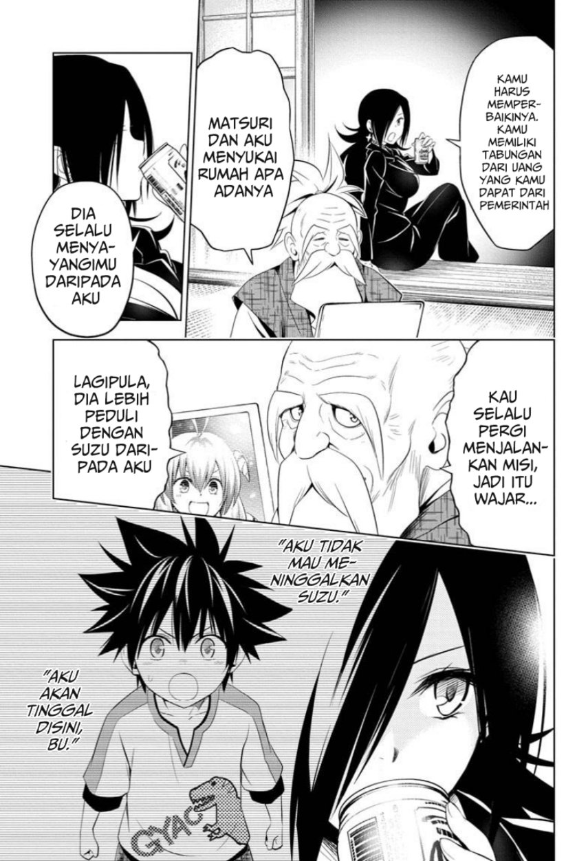 Ayakashi Triangle Chapter 43 Bahasa Indonesia