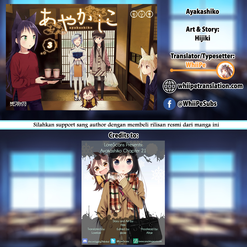 Ayakashiko Chapter 21 Bahasa Indonesia