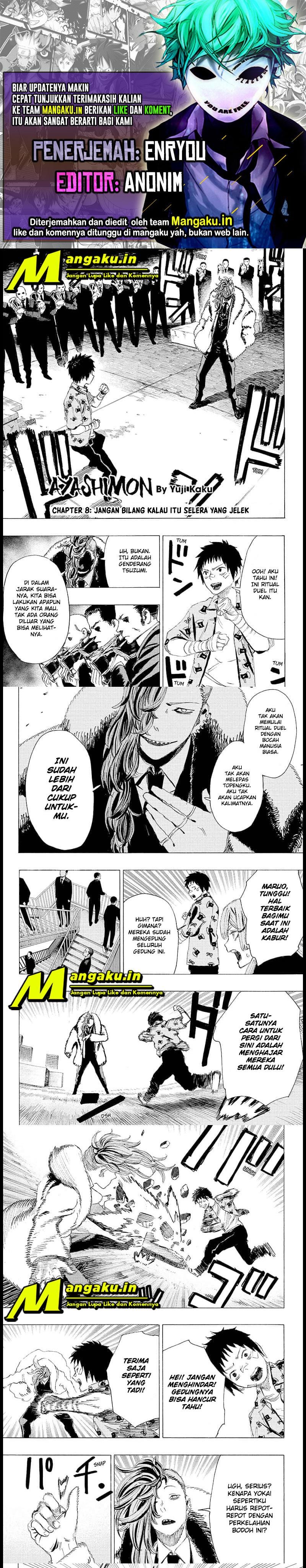 Ayashimon Chapter 08 Bahasa Indonesia