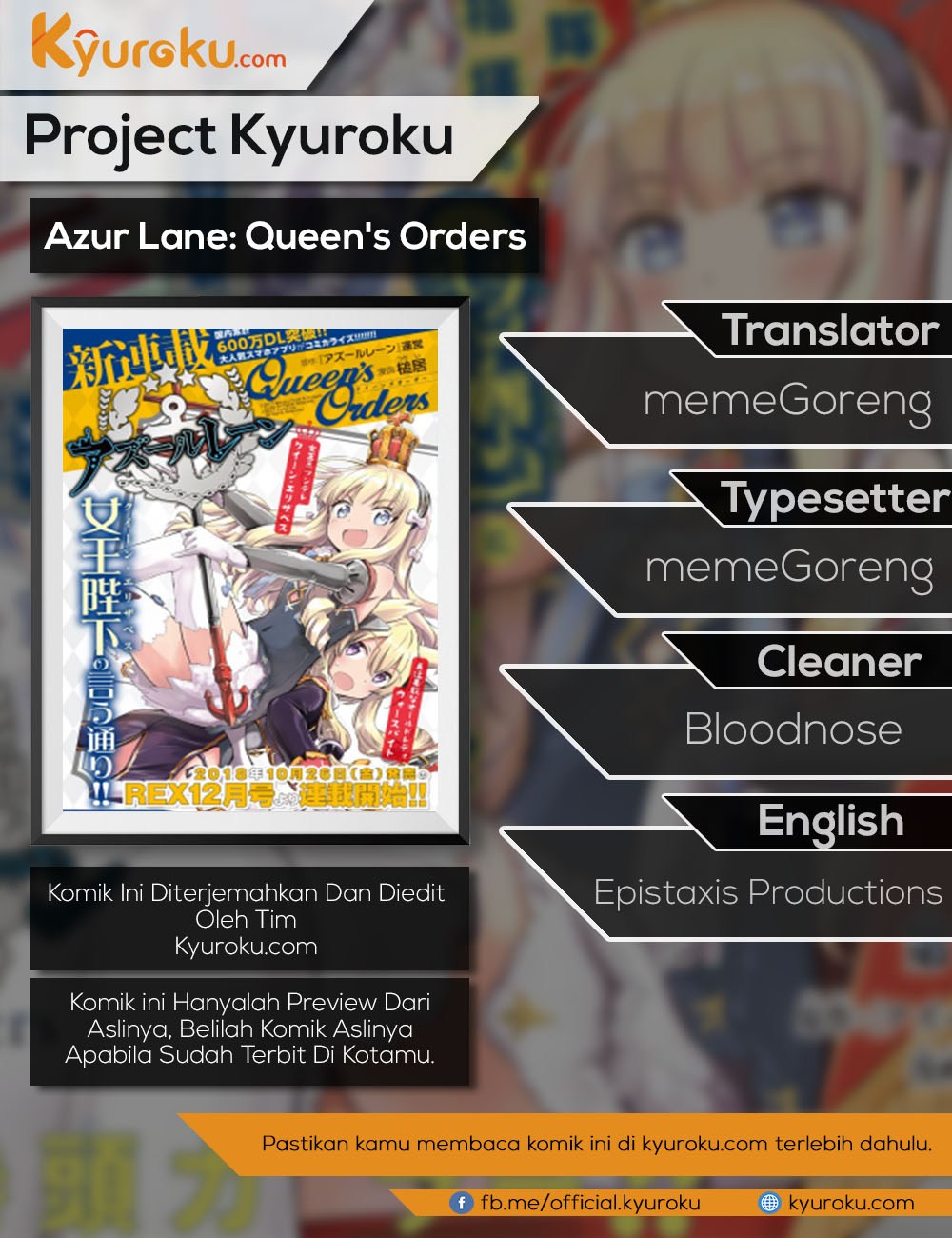 Azur Lane: Queen’s Orders Chapter 16 Bahasa Indonesia