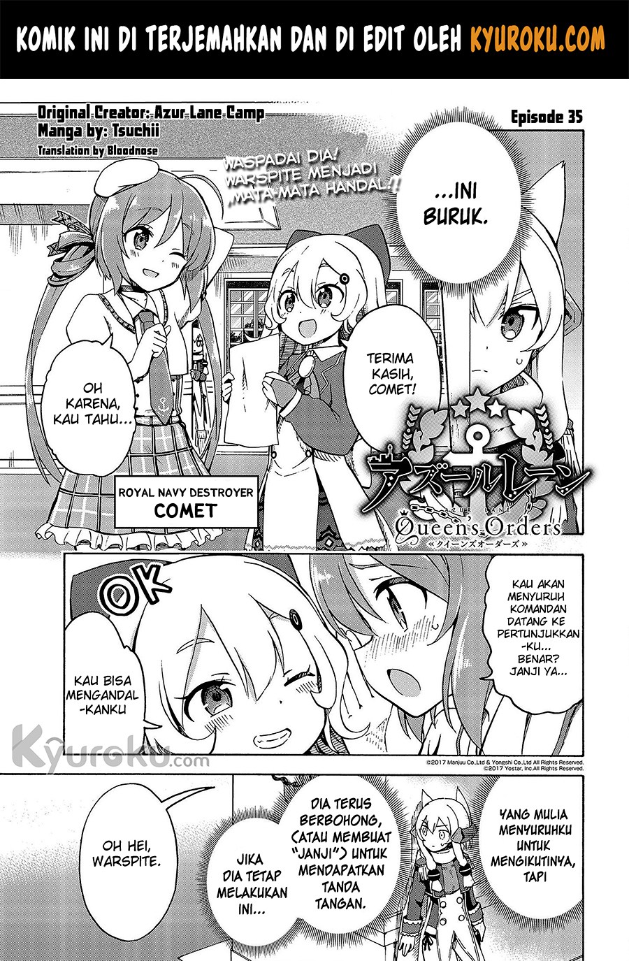 Azur Lane: Queen’s Orders Chapter 35 Bahasa Indonesia