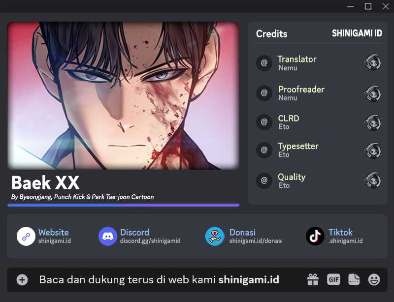 Baek XX Chapter 14 Bahasa Indonesia