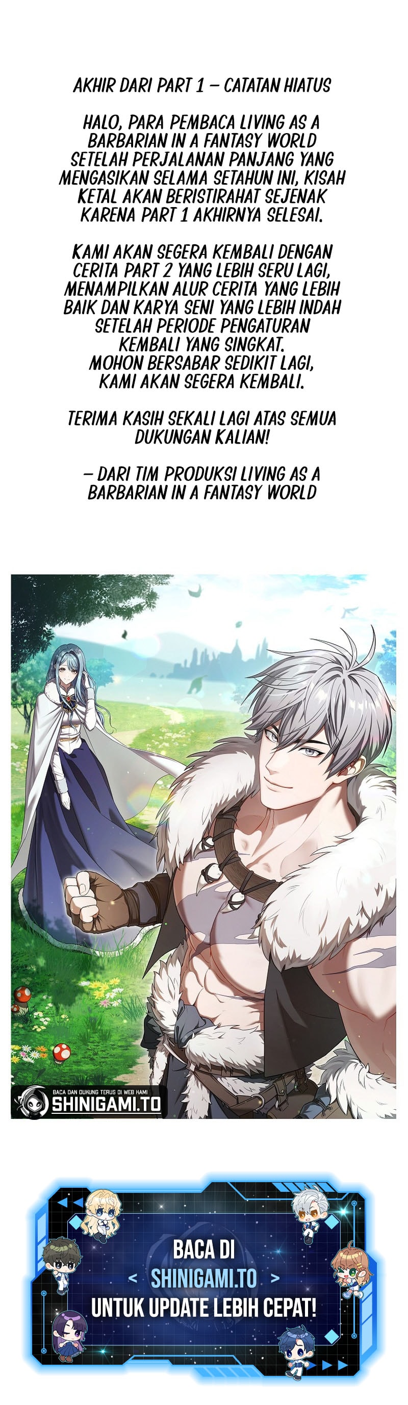 Barbarian’s Adventure In A Fantasy World Chapter 46 Bahasa Indonesia