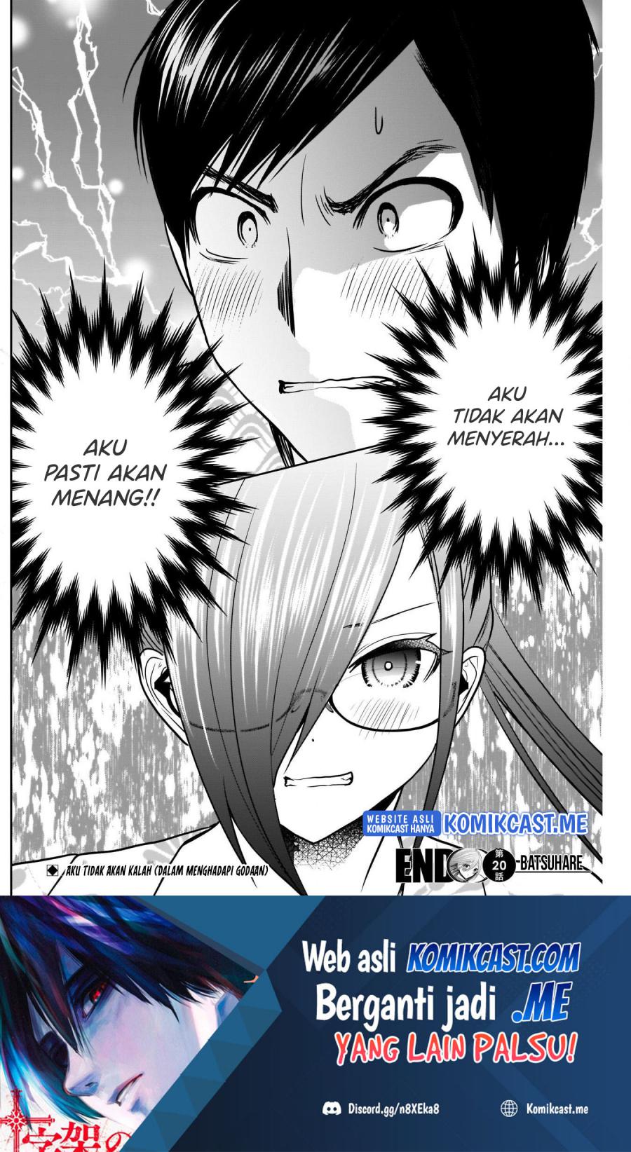Batsu Hare Chapter 20 Bahasa Indonesia