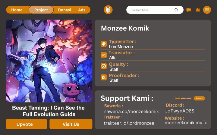 Beast Taming: I Can See the Full Evolution Guide chapter 1