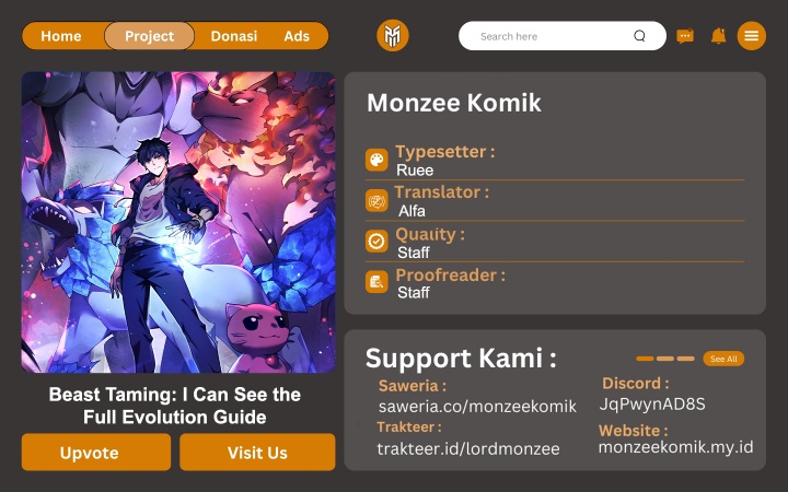 Beast Taming: I Can See the Full Evolution Guide Chapter 03 Bahasa Indonesia