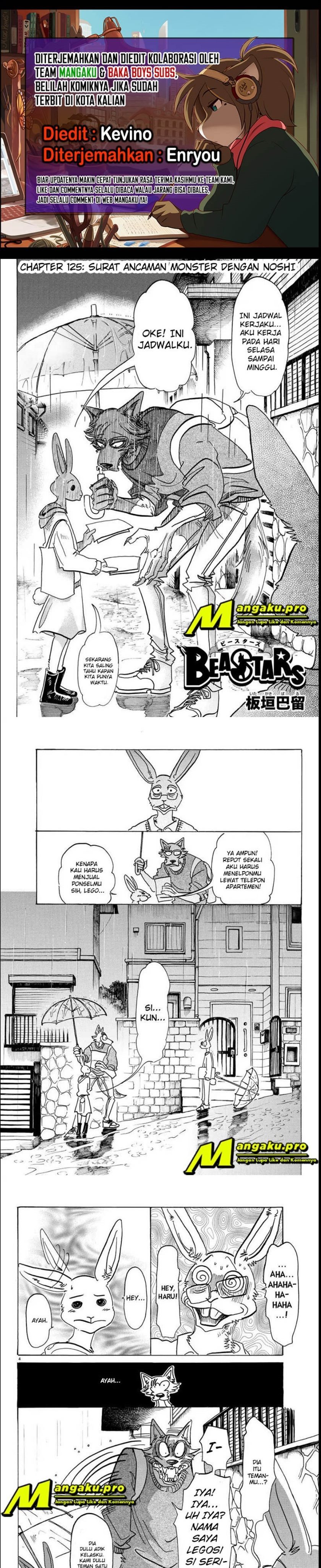 Beastars Chapter 125 Bahasa Indonesia