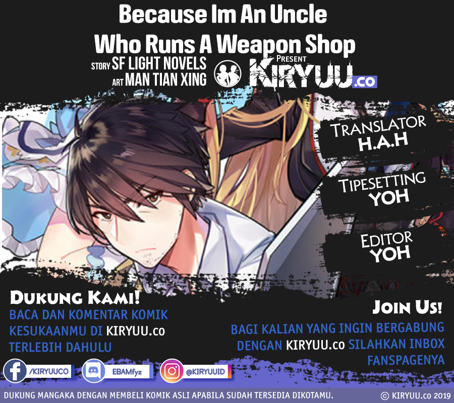 Because I’m An Uncle who Runs A Weapon Shop Chapter 14 Bahasa Indonesia