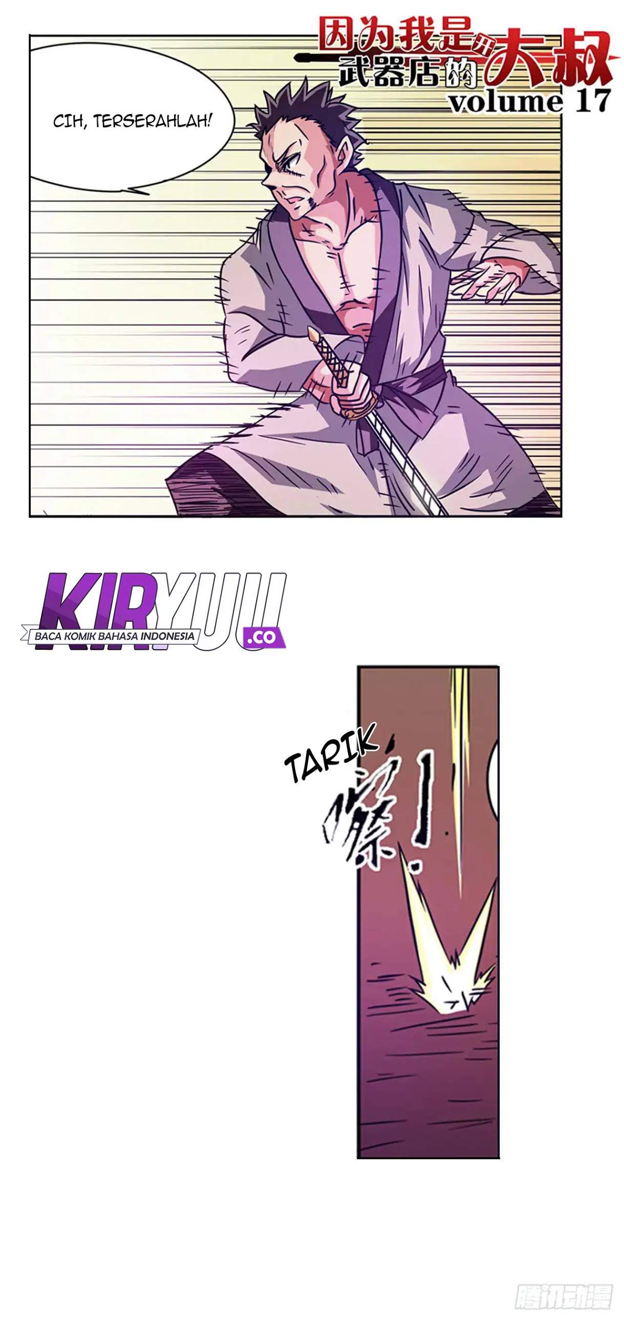 Because I’m An Uncle who Runs A Weapon Shop Chapter 17 Bahasa Indonesia