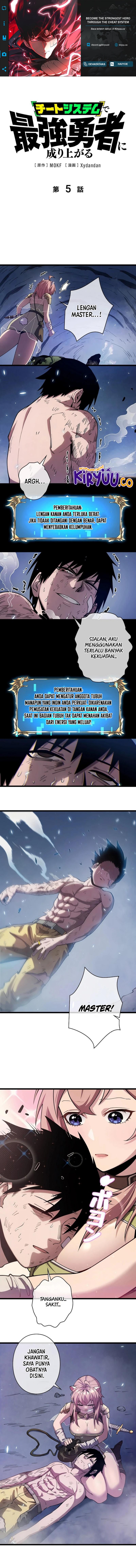 Become the Strongest Hero Through the Cheat System Chapter 05 Bahasa Indonesia