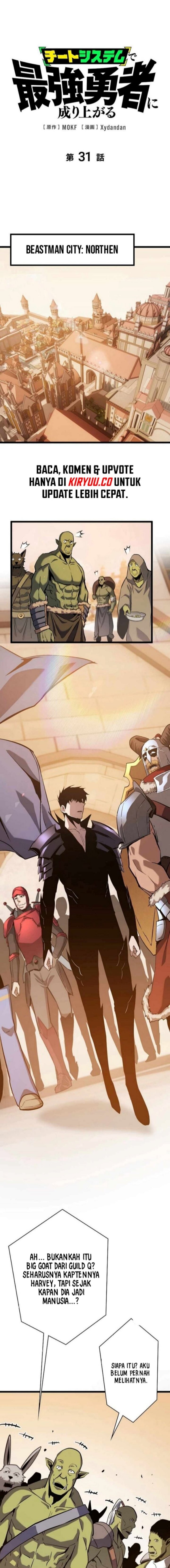Become the Strongest Hero Through the Cheat System Chapter 31 Bahasa Indonesia