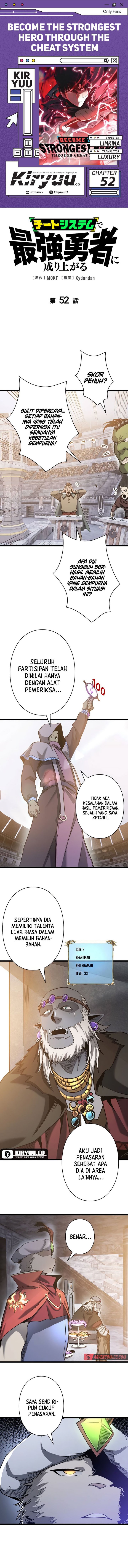 Become the Strongest Hero Through the Cheat System chapter 52