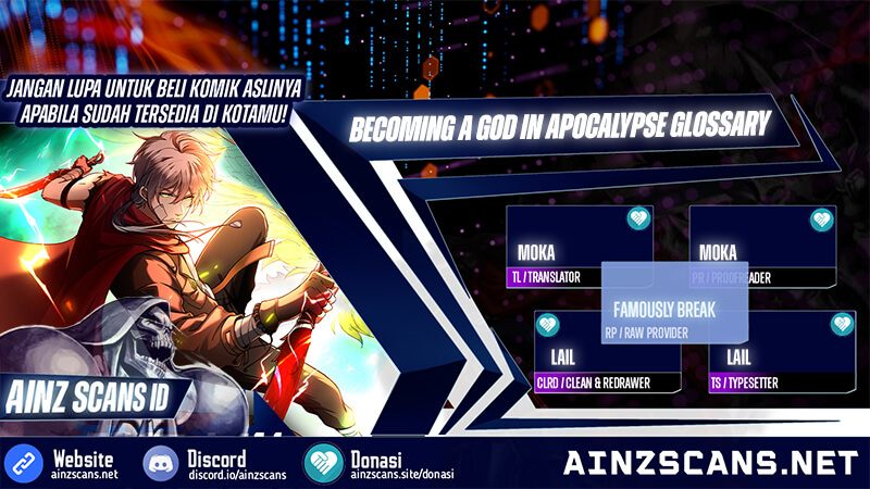 Becoming a God in Apocalypse Glossary Chapter 10 Bahasa Indonesia