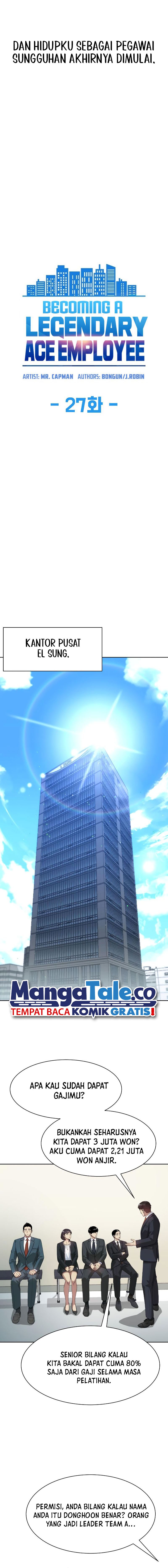 Becoming a Legendary Ace Employee Chapter 27 Bahasa Indonesia