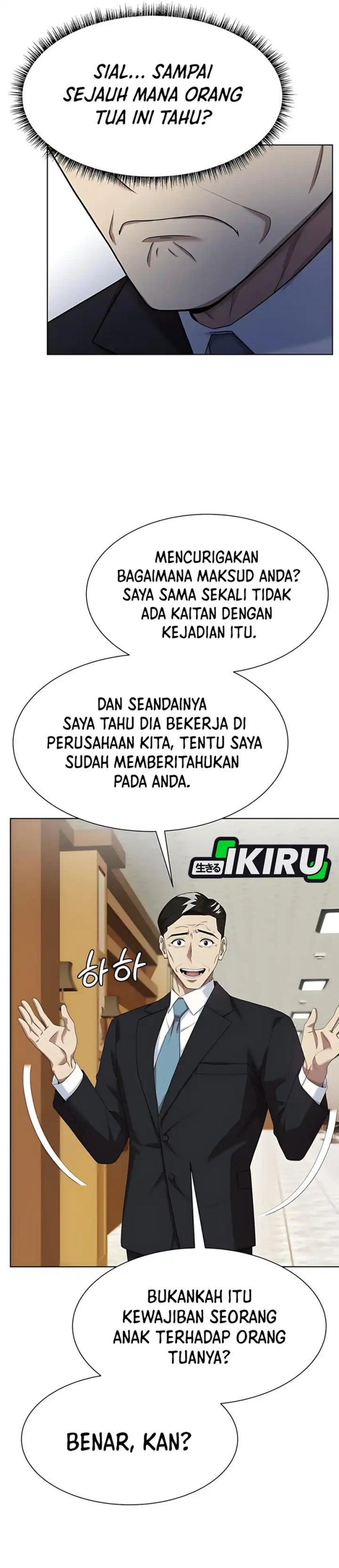 Becoming a Legendary Ace Employee Chapter 95 Bahasa Indonesia