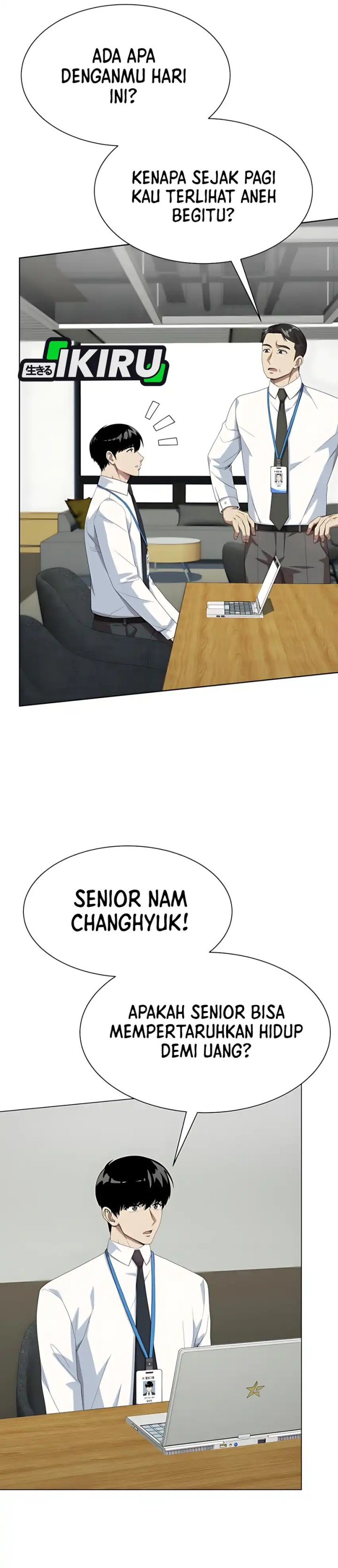 Becoming a Legendary Ace Employee Chapter 96 Bahasa Indonesia