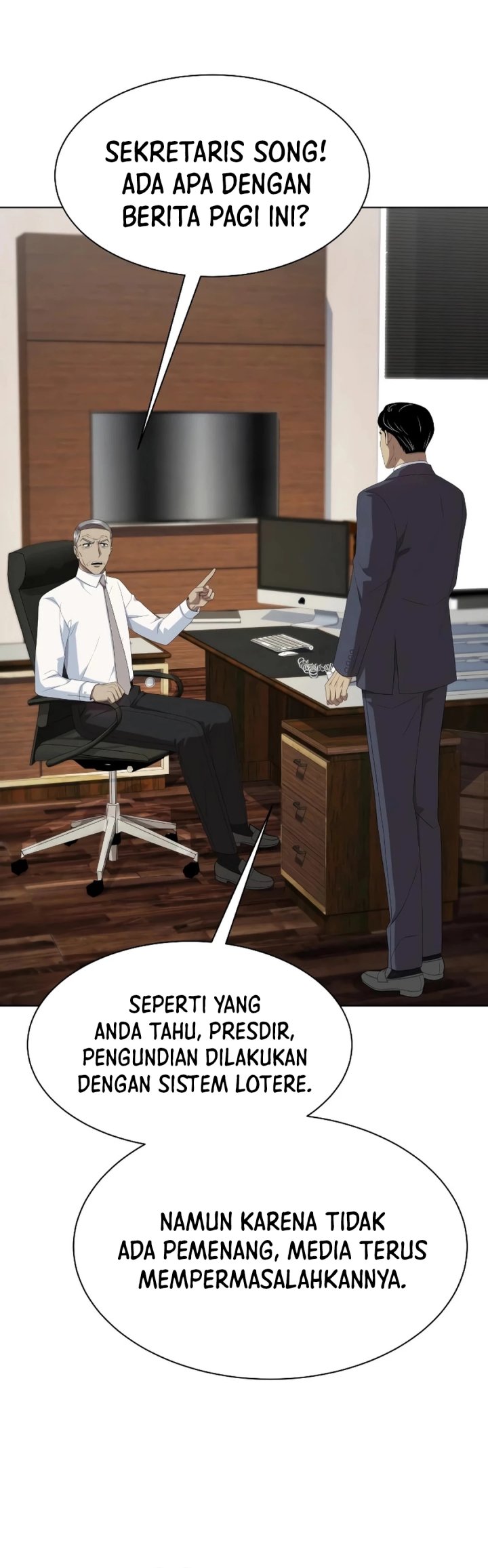 Becoming a Legendary Ace Employee Chapter 103 Bahasa Indonesia