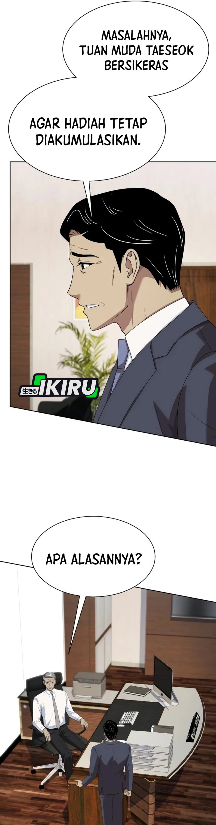 Becoming a Legendary Ace Employee Chapter 103 Bahasa Indonesia