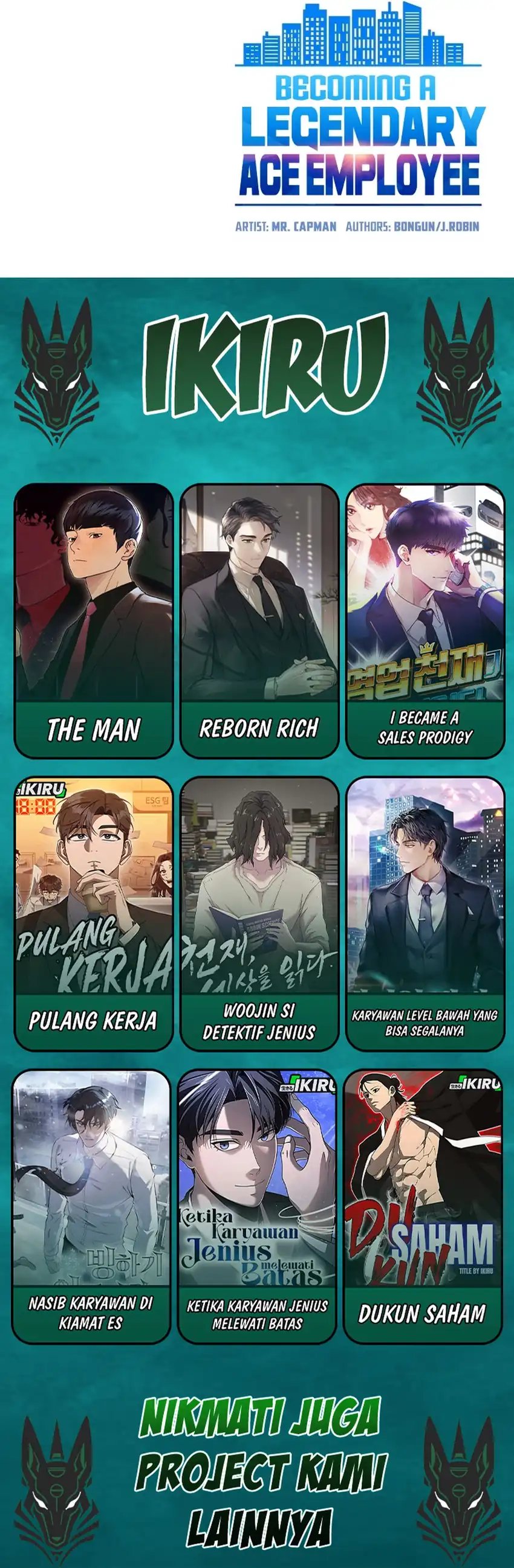 Becoming a Legendary Ace Employee chapter 109