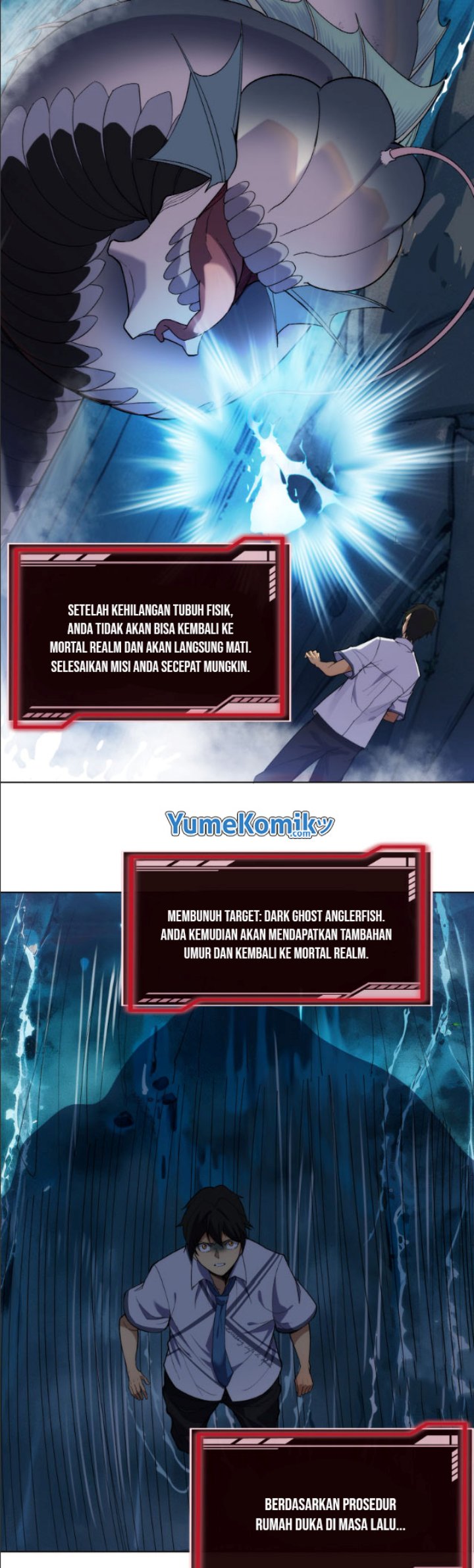 Began With a Bang, I Relied on Killing Monsters to Lengthen My Life Chapter 02 Bahasa Indonesia