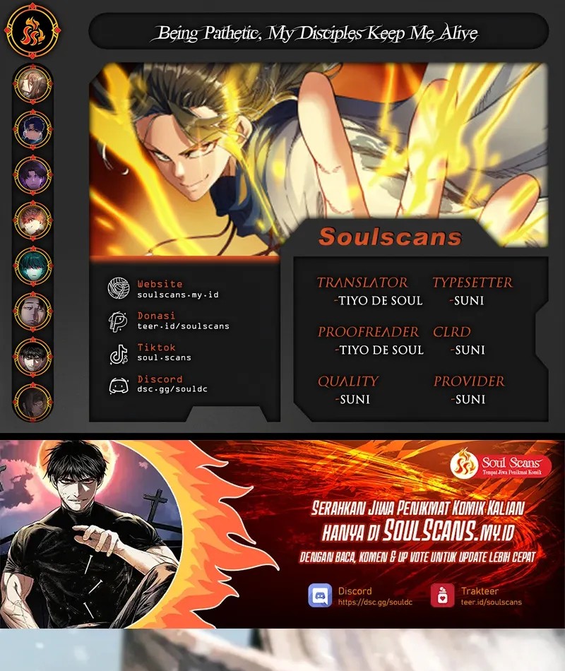 Being Pathetic, My Disciples Keep Me Alive Chapter 42 Bahasa Indonesia