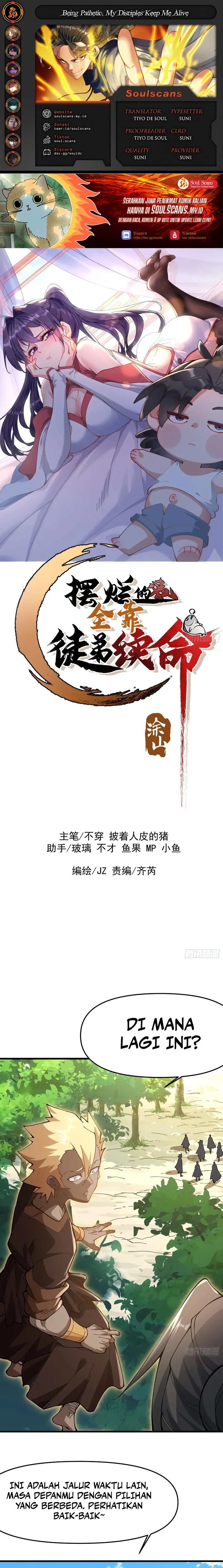 Being Pathetic, My Disciples Keep Me Alive Chapter 54 Bahasa Indonesia