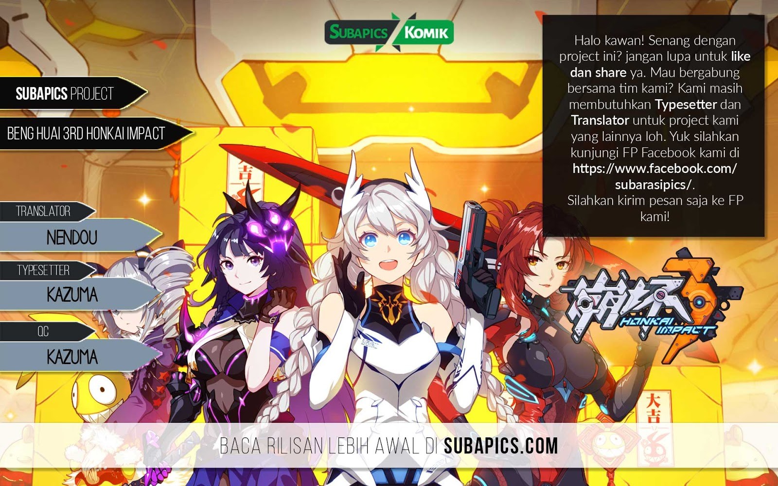Beng Huai 3rd Honkai Impact chapter 12
