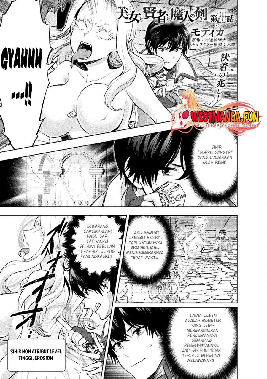 Bijo to Kenja to Majin no Ken Chapter 28 Bahasa Indonesia