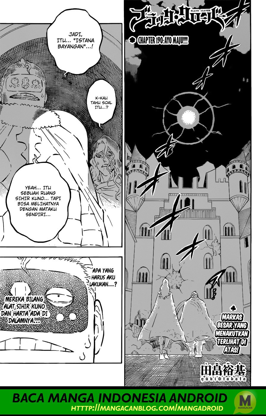 Black Clover Chapter 190 Bahasa Indonesia